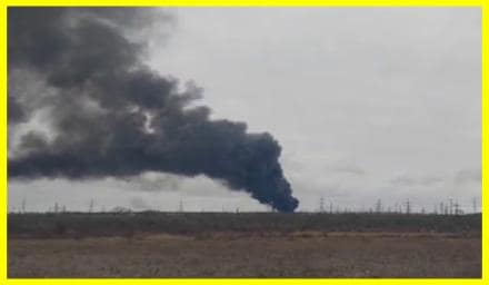 В Макіївці горить місцева нафтобаза