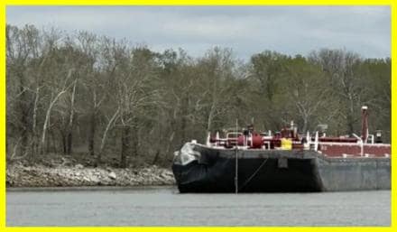 In the US, for the second time in a week, a barge crashed into a bridge