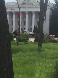 В Новой Каховке российские оккупанты устанавливают памятник Ленину