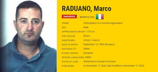 Italian mafia boss detained in France