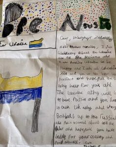 Британский мальчик написал письмо Владимиру Зеленскому и получил ответ