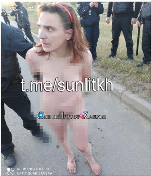 Піймали голу жінку, яка бігала по вулицях Харкова