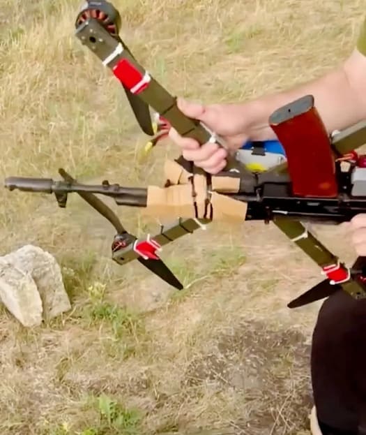 The Ukrainian army now has a flying Kalashnikov assault rifle in service