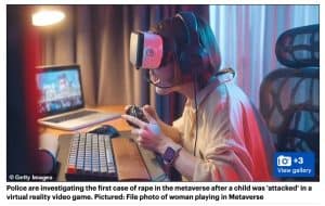 British police investigate first virtual rape