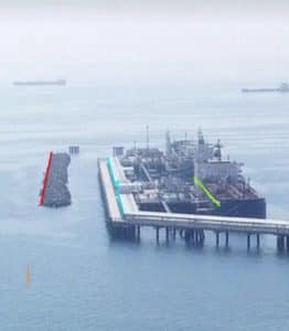 Drone strike on Russian oil port