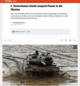 В Німеччині вирішили відправити до Києва танки "Leopard"