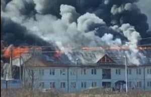 Пожар на Закарпатье