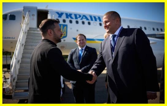 Зеленський прибув до Великобританії