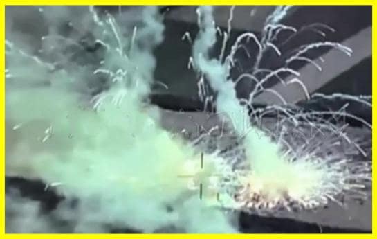 ATACMS missile strike on the S-400 Triumf SAM system