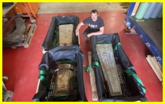 Archaeologists have found a cargo that sank 800 years ago