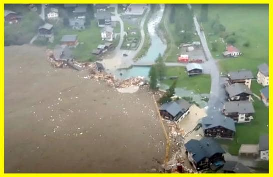 Зсув стер з лиця землі село у швейцарських Альпах