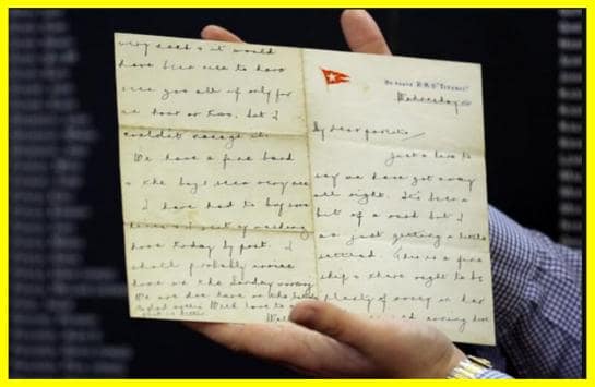 Лист пасажира "Титаніка" продали за фантастичну суму 