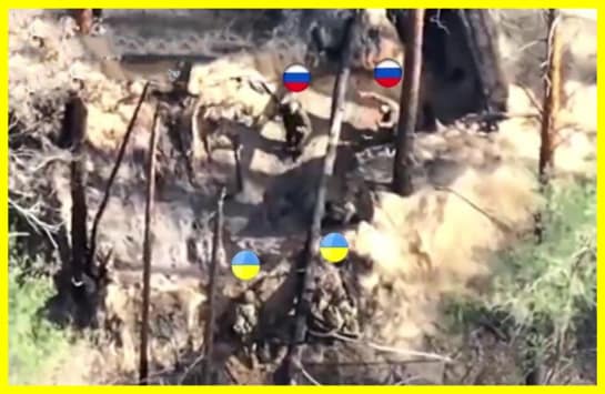 Pelted a dugout with grenades and captured Russians