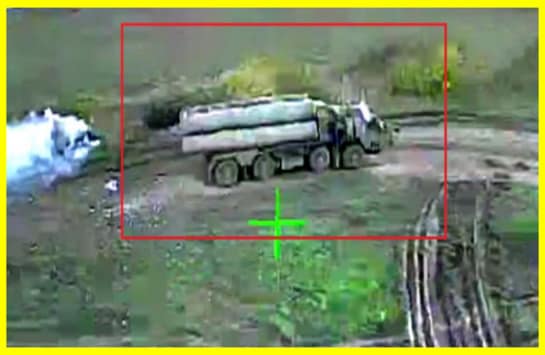 Russian S-400 air defense missile system destroyed in Crimea