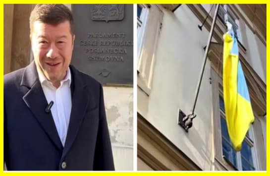 First Act – Stripping the Ukrainian Flag