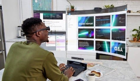 The world's first laptop with a virtual screen!