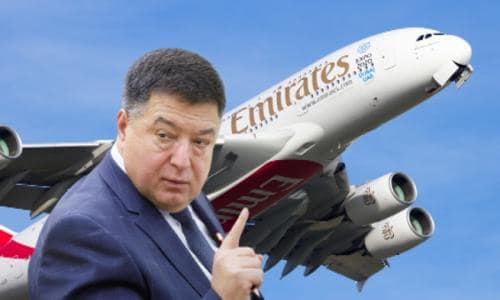 Глава КСУ Тупицький з дружиною та сином вилетіли в Дубай