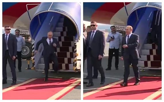 В Іран, можливо літав двійник президента Росії