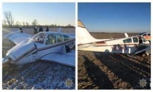 Під Києвом впав легкомоторний літак