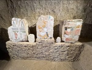 Part of the foundation of the temple of a female pharaoh found
