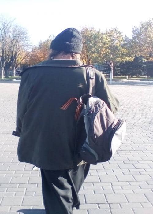 поп з георгіївською стрічкою намагався втекти від поліцейських