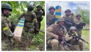 Наши военные вышли на границу Украины и РФ