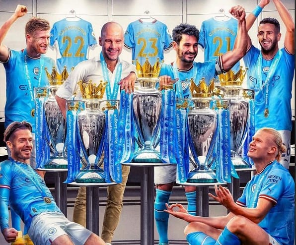 Manchester City crowned Premier League 22/23 champions