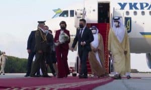 Владимир Зеленский и первая леди Украины прибыли в Арабские Эмираты
