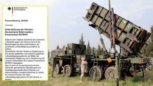 Німеччина передає Україні ще одну систему Patriot