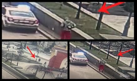 На Майдане блогер ударил полицейского ради «крутого» видео 