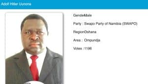 Adolf Hitler Uunona Wins Re-Election for the Fifth Time in Namibia 2025