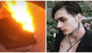 Киевский блогер сжег украинский паспорт