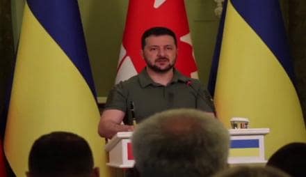 Володимир Зеленський відповів на запитання про контрнаступ ЗСУ