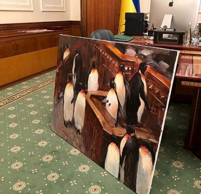 Зеленський сам вибрав картини