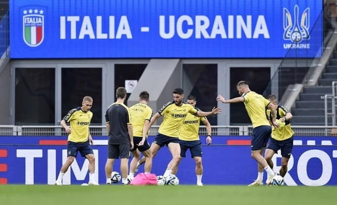 Футбол. Італія - Україна. Пряма трансляція