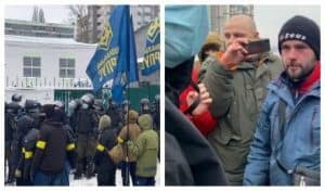 «Нацкорпус» штурмує базу де засіли «тітушки Ківи»