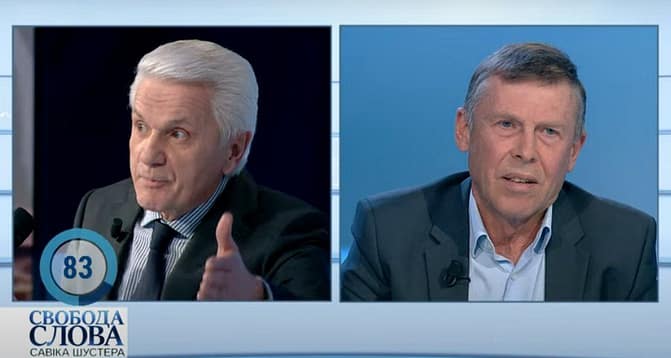 Как Литвин в прямом эфире оправдывался