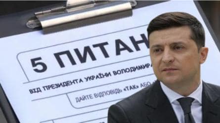 В МВС пригрозили за псування бюлетенів опитування Зеленського