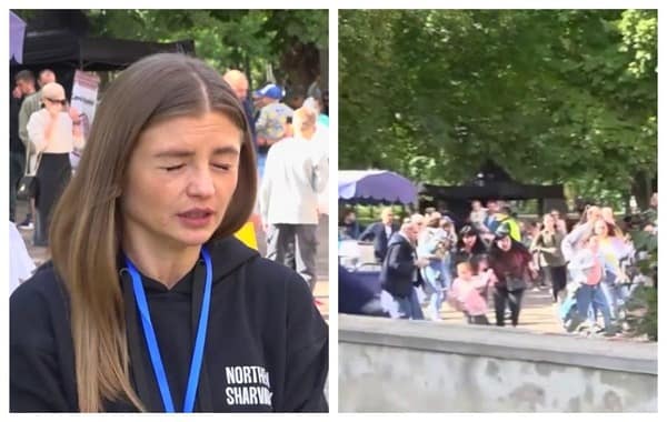 З'явилося відео сьогоднішнього вибуху у Чернігові 