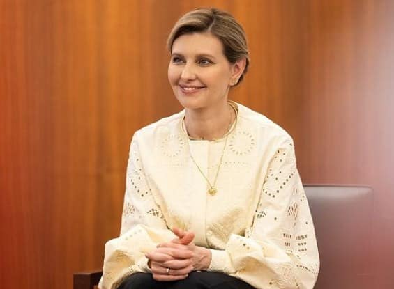 Олена Зеленська у Південній Кореї одягла вишиванку