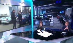 На журналиста канала «НАШ» напали в прямом эфире