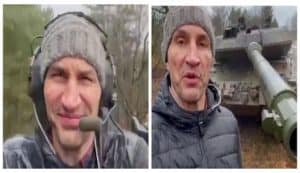 Кличко покатався та випробував німецькі танки Leopard