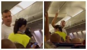 С рейса Одесса — Анталия сняли мужика