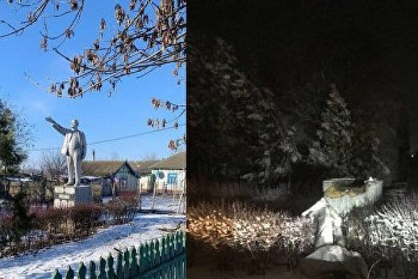 Під Одесою звалили останній пам'ятник Леніну