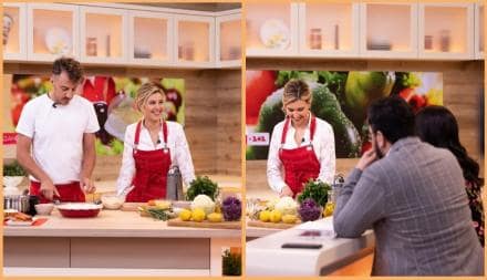 Елена Зеленская в прямом эфире программы "Сніданок з 1+1"