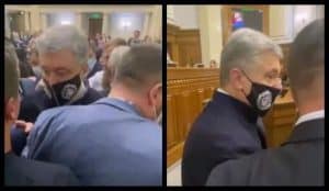 Потасовка в Раде депутатов Порошенко со "Слугами Народа"