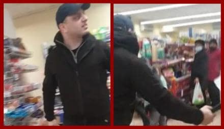 Житель Мариуполя с топором разгромил супермаркет АТБ