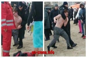 В Киеве под молитву священника моржи устроили драку